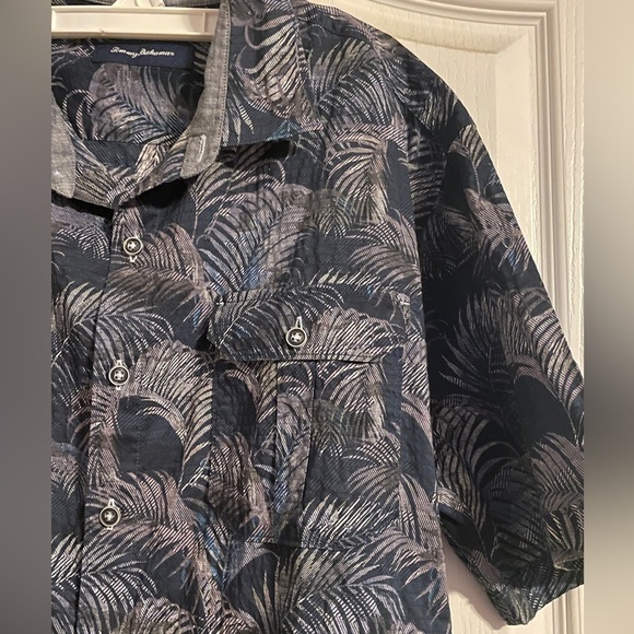 Tommy Bahama Men’s Button Down Island Cotton Short Sleeve Shirt Sz‎ XL - Picture 3 of 7